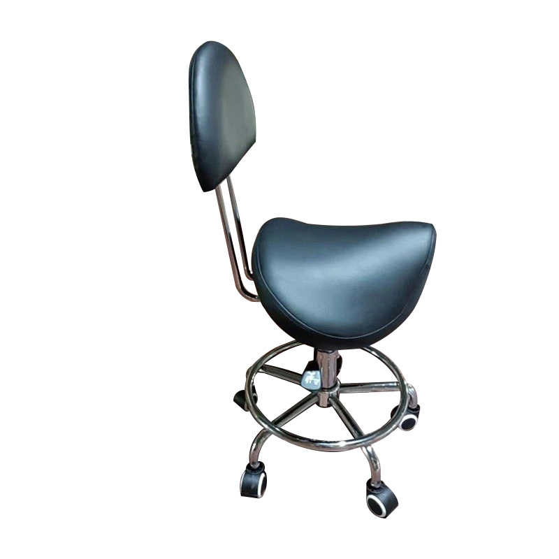 Chaise de selle réglable en hauteur et dossier ergonomique