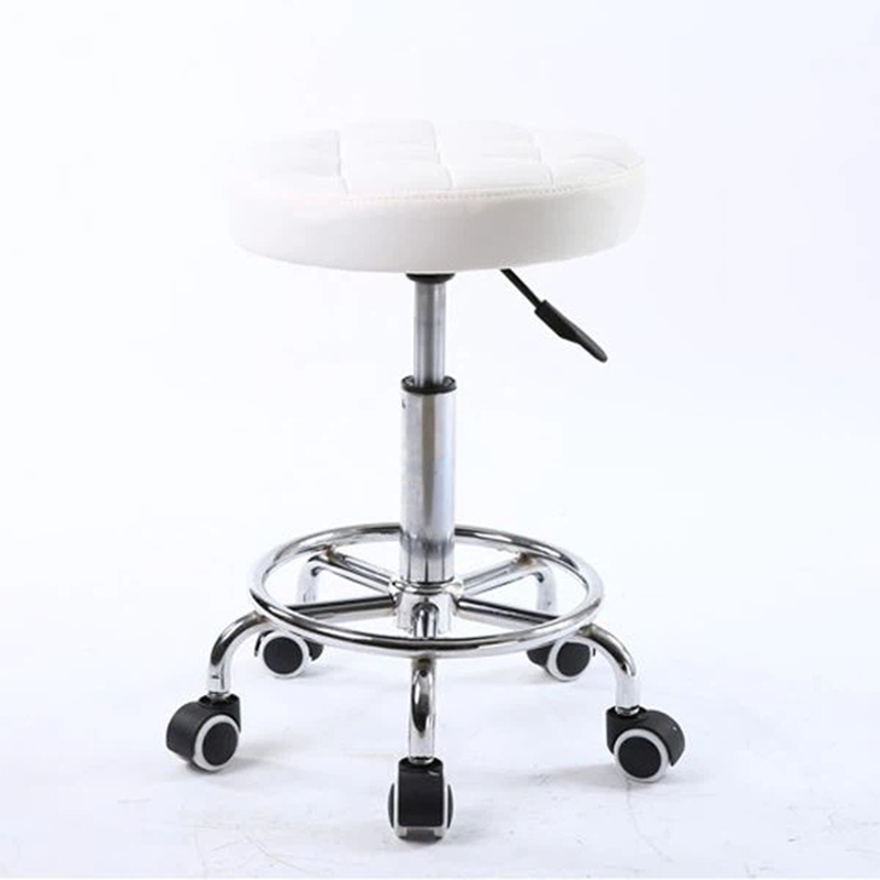 Tabouret de massage roulant noir/blanc Tabourets de pédicure