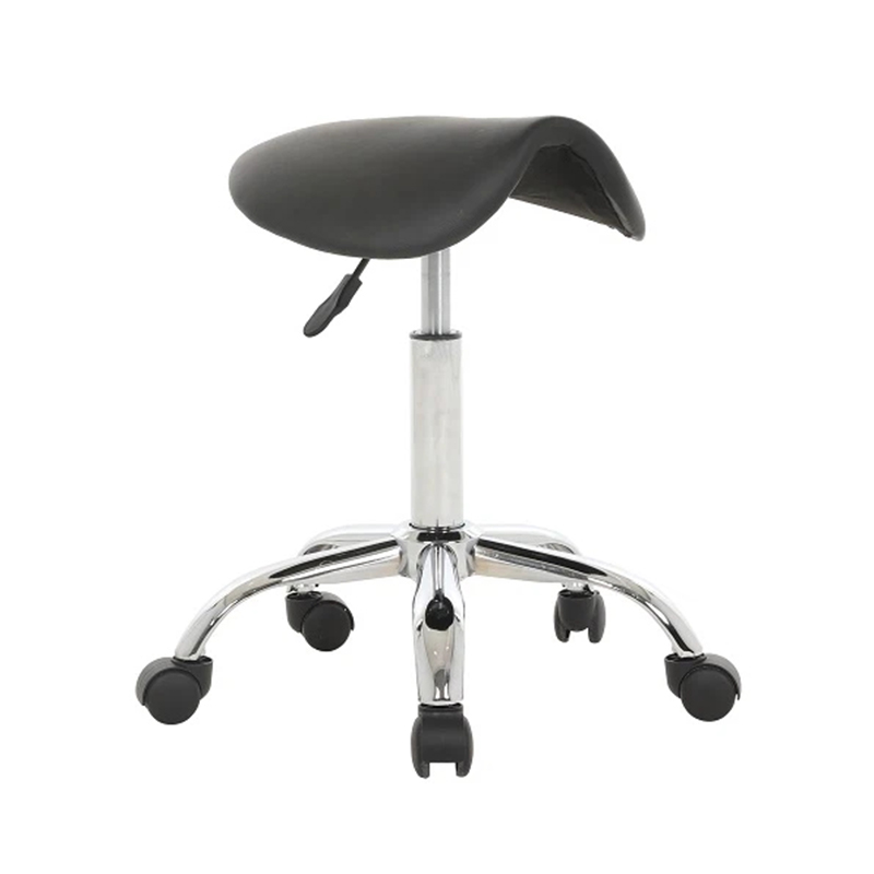 Tabourets de salon roulants pivotants ergonomiques avec roues